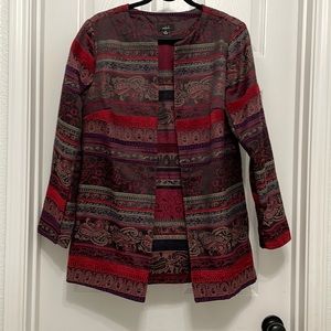 Violet‎ b. Open jacket medium